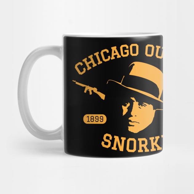 Al Capone 'Snorky' Portrait Logo - Chicago Outfit by Boogosh